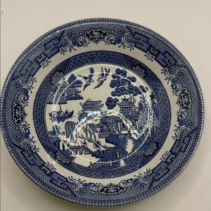 Blue Willow by Churchill England bowl 8” across